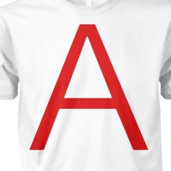 Mace Scarlet A Graphic Streetwear Retro Style Casual Fashion Statement T-Shirt - Picture 2 of 5